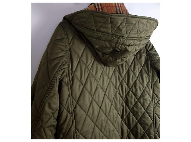 Burberry Casaco acolchoado com capuz Dourado - vista 5