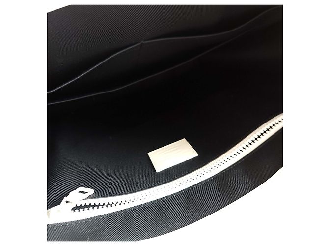 Louis Vuitton Borsa Tote Sac Plat Monogram Toulon Borsa a Spalla Bianco - vista 7