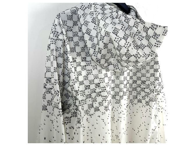 Louis Vuitton Giacca a vento Damier Spread Multicolore - vista 4