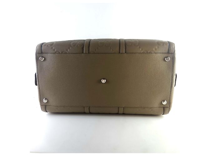 Gucci Borsa da viaggio Jumbo GG Borsa tote Borsa di Boston Marrone - vista 4