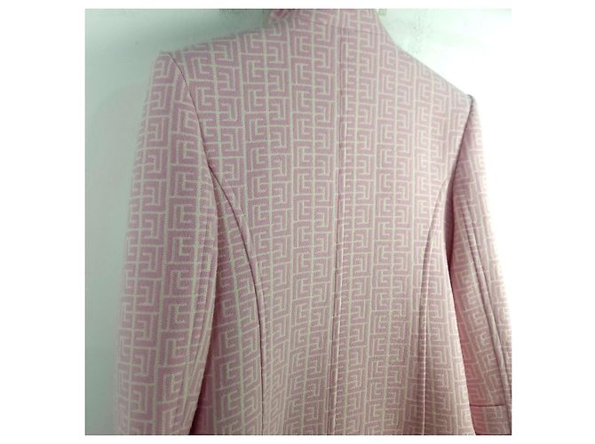 Balmain Monogramm-Doppelknopf-Mantel - Ansicht 4