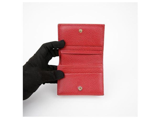 Gucci GG Marmont Kartenetui Rot - Ansicht 11