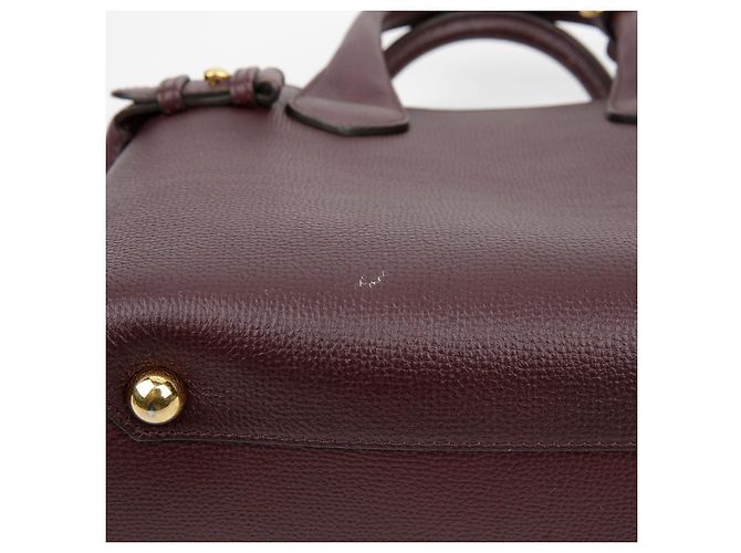 Burberry Bolsa tote pequena de ombro Vermelho - vista 11