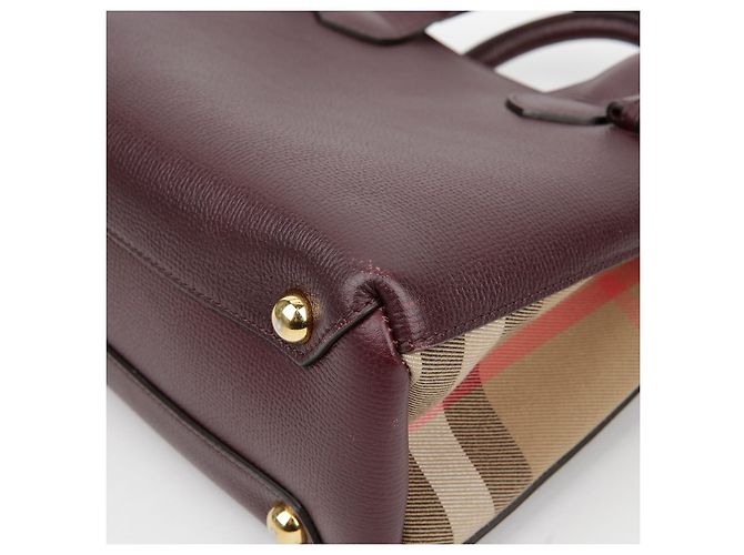 Burberry Bolsa tote pequena de ombro Vermelho - vista 12
