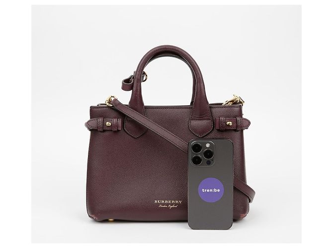 Burberry Bolsa tote pequena de ombro Vermelho - vista 14