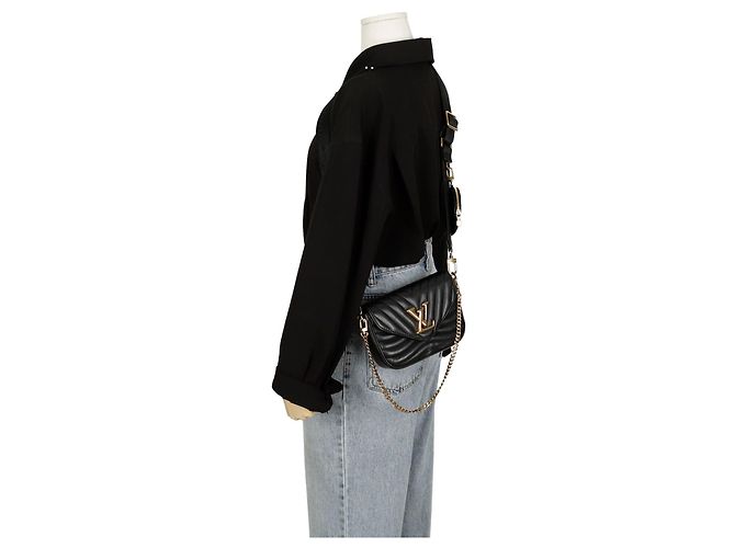 Louis Vuitton Nuova Onda Multi Pochette Spalla Crossbody Nero - vista 12