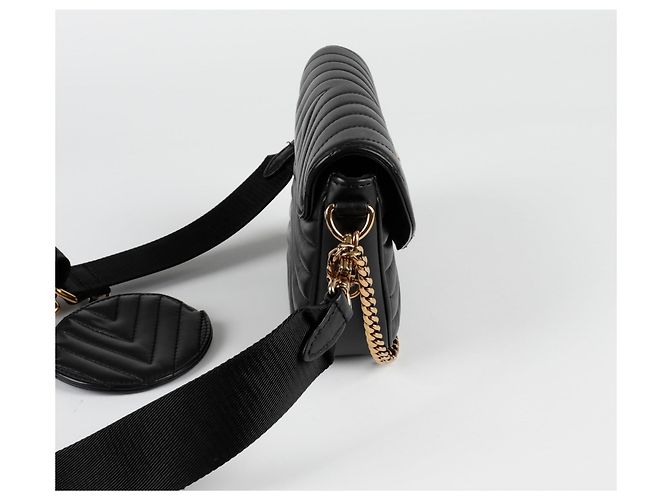Louis Vuitton Nuova Onda Multi Pochette Spalla Crossbody Nero - vista 6
