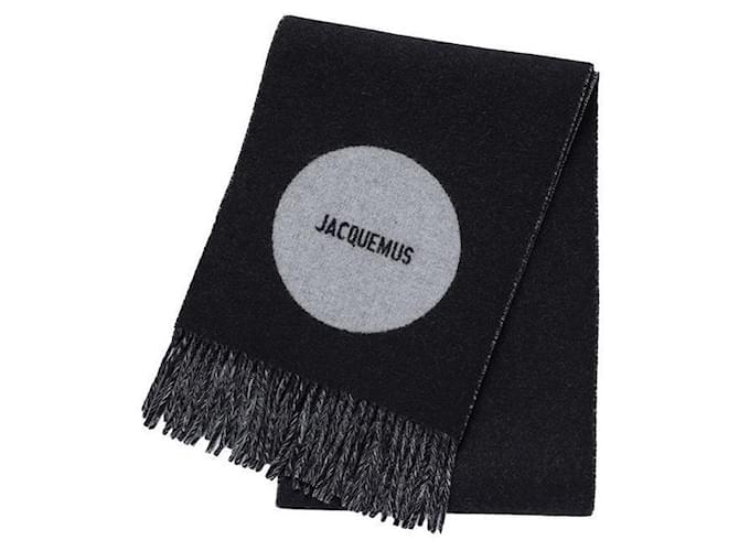 Jacquemus Fransen-Jacquard-Logo-Schal Mehrfarben - Ansicht 3