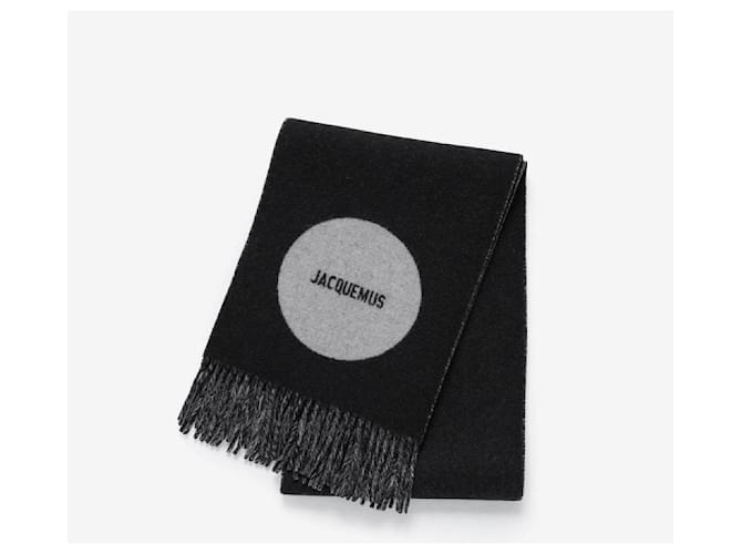 Jacquemus Fransen-Jacquard-Logo-Schal Mehrfarben - Ansicht 5