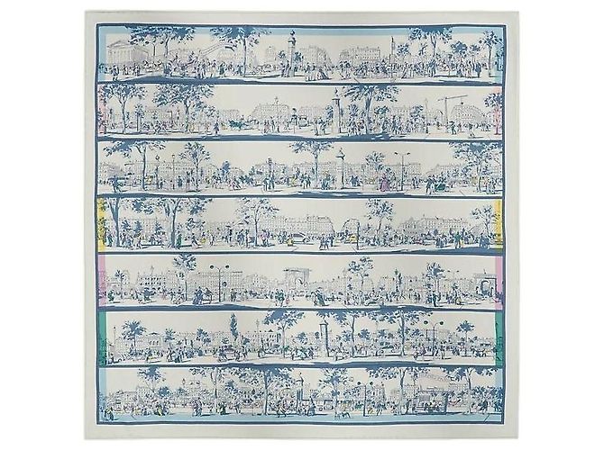 Hermès Foulard Quadrato in Seta per Donne - vista 2
