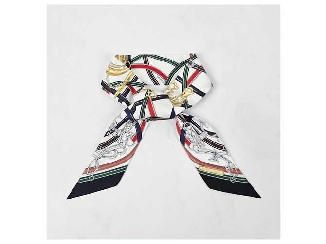 Hermès Sciarpa in seta Twilly leggendaria per donne Verde - vista 10