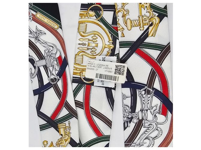 Hermès Sciarpa in seta Twilly leggendaria per donne Verde - vista 13