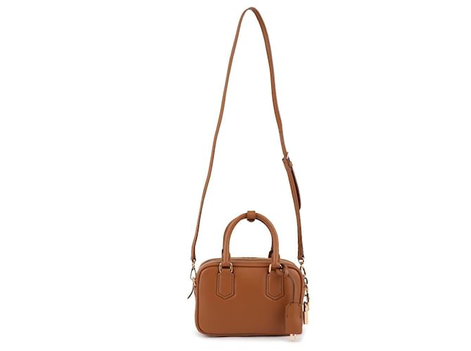 Miu Miu Lederhandtasche Braun - Ansicht 5