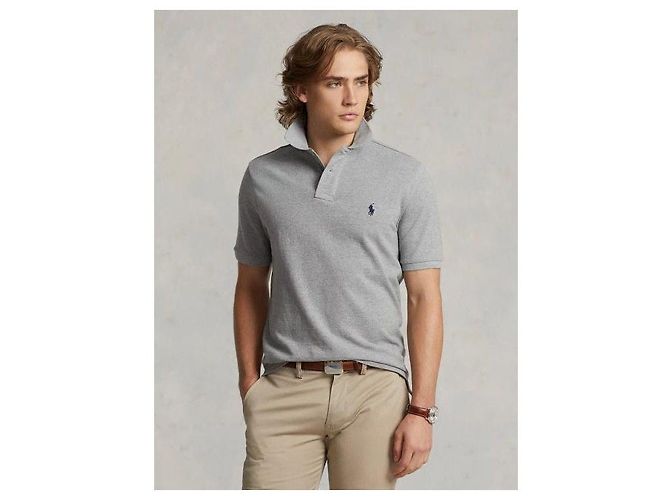 Ralph Lauren Polo de manga corta con logo Pony Plata - vista 4