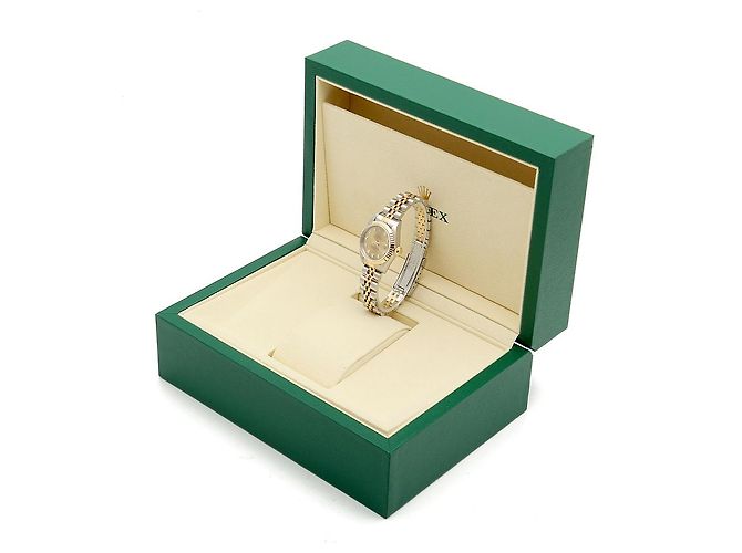 Rolex Reloj Combo para Mujer Datejust en Oro Champán con Diamantes Dorado - vista 24