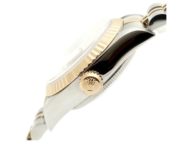 Rolex Reloj Combo para Mujer Datejust en Oro Champán con Diamantes Dorado - vista 9