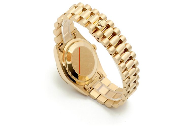 Rolex Orologio da uomo in oro con quadrante rail Day-Date D'oro - vista 17