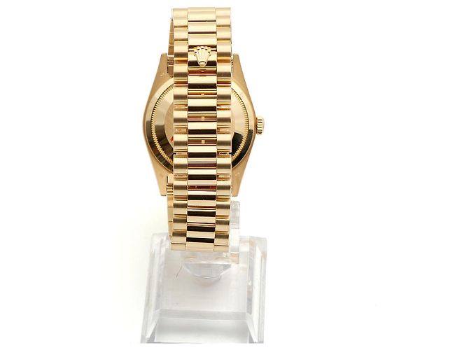 Rolex Orologio da uomo in oro con quadrante rail Day-Date D'oro - vista 6
