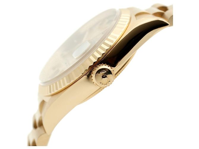 Rolex Orologio da uomo in oro con quadrante rail Day-Date D'oro - vista 9