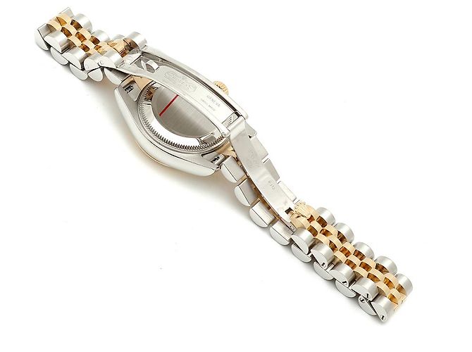 Rolex Relógio Combi Datejust Feminino em Madre-Pérola e Rubi com dez pontos Multicor - vista 15