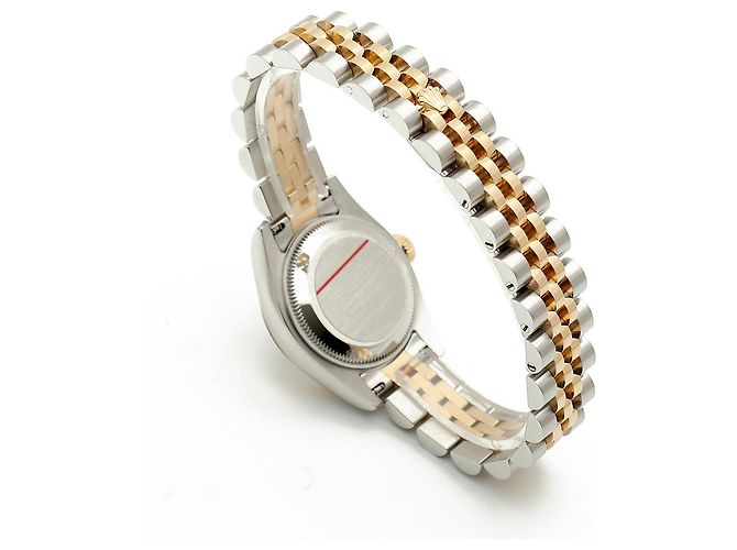 Rolex Relógio Combi Datejust Feminino em Madre-Pérola e Rubi com dez pontos Multicor - vista 17