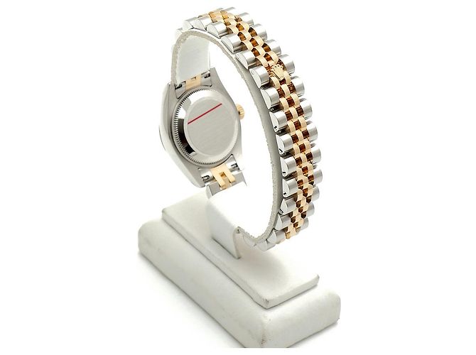 Rolex Relógio Combi Datejust Feminino em Madre-Pérola e Rubi com dez pontos Multicor - vista 5