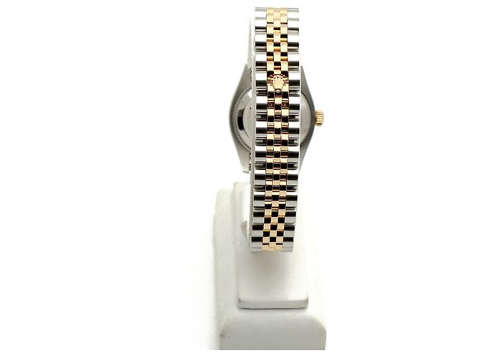 Rolex Relógio Combi Datejust Feminino em Madre-Pérola e Rubi com dez pontos Multicor - vista 6