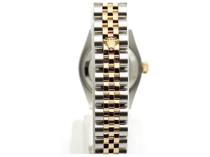 Rolex Relógio Combi Datejust Feminino em Madre-Pérola e Rubi com dez pontos Multicor - vista 7