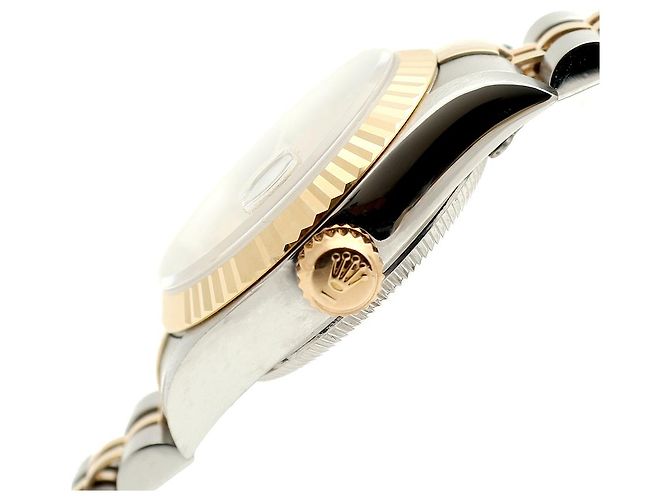 Rolex Orologio da Donna Datejust Combi Quadrante Computer Originale con Dieci Punti di Diamante Multicolore - vista 11