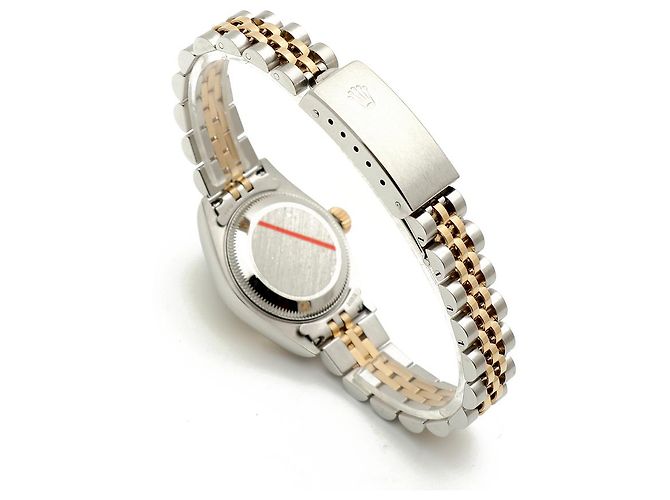 Rolex Orologio da Donna Datejust Combi Quadrante Computer Originale con Dieci Punti di Diamante Multicolore - vista 19