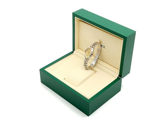Rolex Orologio da Donna Datejust Combi Quadrante Computer Originale con Dieci Punti di Diamante Multicolore - vista 27