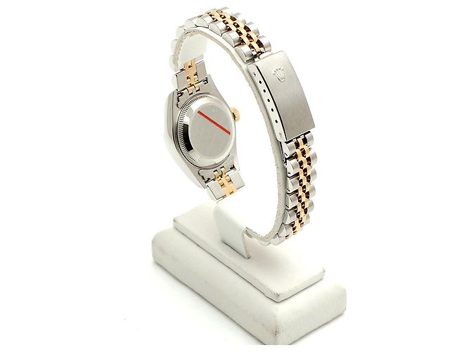 Rolex Orologio da Donna Datejust Combi Quadrante Computer Originale con Dieci Punti di Diamante Multicolore - vista 7