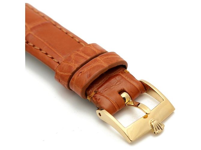 Rolex Orologio a moneta Cellini Selini da uomo, rotondo, compleanno Marrone - vista 16