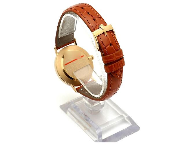 Rolex Orologio a moneta Cellini Selini da uomo, rotondo, compleanno Marrone - vista 6