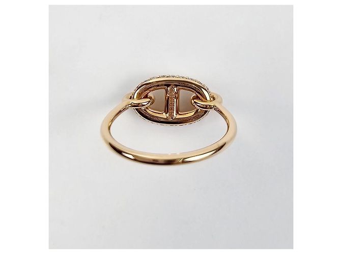 Hermès Farandole Roségold-Diamantring Orange - Ansicht 7