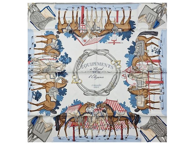 Hermès Foulard Quadrato in Seta per Donne Rosa - vista 11