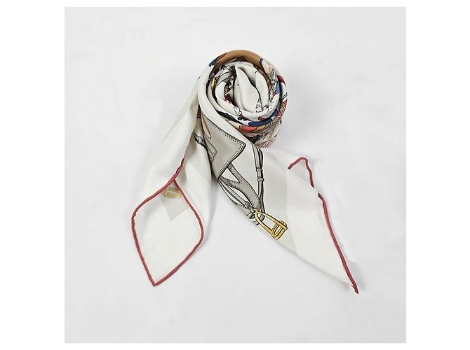 Hermès Foulard Quadrato in Seta per Donne Rosa - vista 12