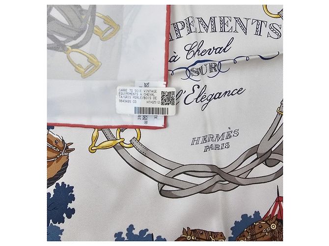 Hermès Foulard Quadrato in Seta per Donne Rosa - vista 15