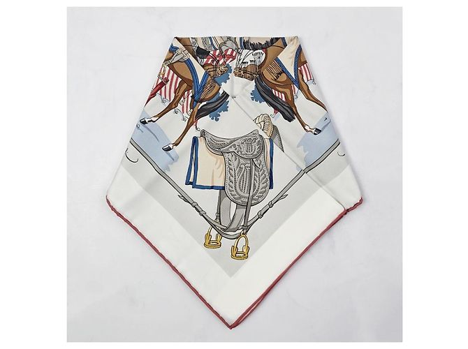 Hermès Foulard Quadrato in Seta per Donne Rosa - vista 6