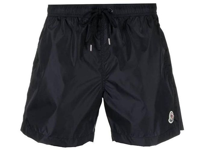 Moncler Costumi da bagno con patch logo - vista 4