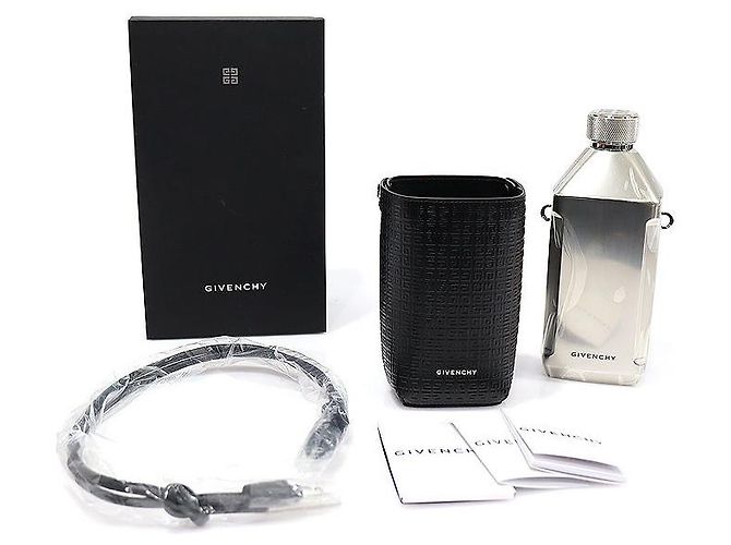 Givenchy Bottiglia d'acqua FLASK con copertura nera limitata Nero - vista 2