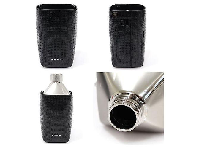 Givenchy Bottiglia d'acqua FLASK con copertura nera limitata Nero - vista 5