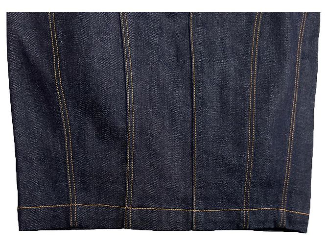 Burberry Falda midi de mezclilla para mujer azul índigo - vista 5