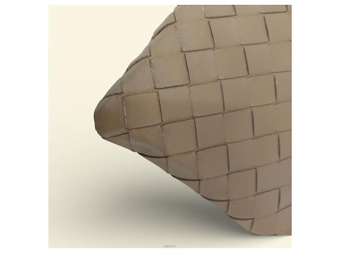 Bottega Veneta Pochette Clutch Intrecciato Piccola Verde - vista 6