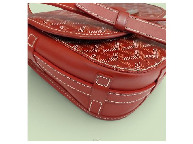 Goyard Borsa a tracolla Belvedere PM Rosso - vista 7