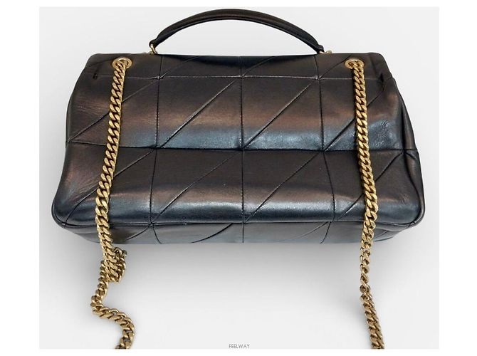 Saint Laurent Borsa a Spalla Media Jamie Nero - vista 3