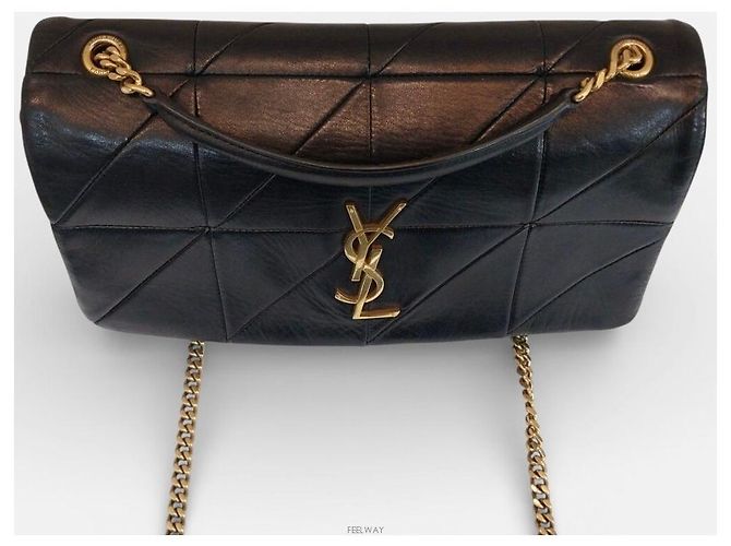 Saint Laurent Borsa a Spalla Media Jamie Nero - vista 5