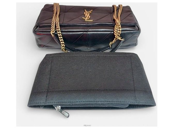 Saint Laurent Borsa a Spalla Media Jamie Nero - vista 7