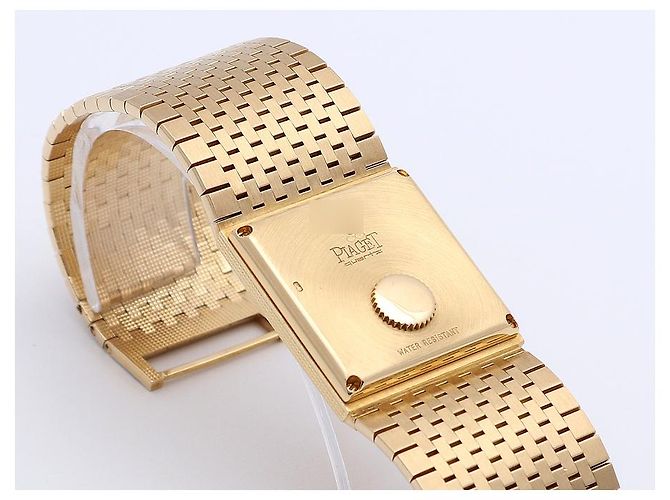 Piaget Men's Gold Bracelet Vintage Watch Medium - view 11