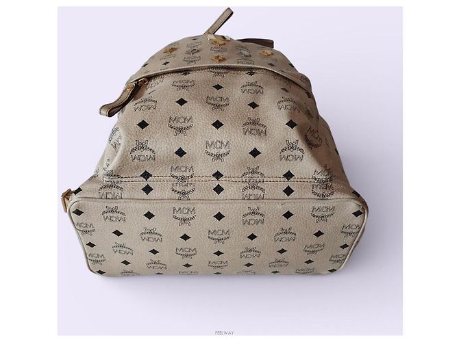 MCM Zaino Visetos Stark Marrone - vista 4